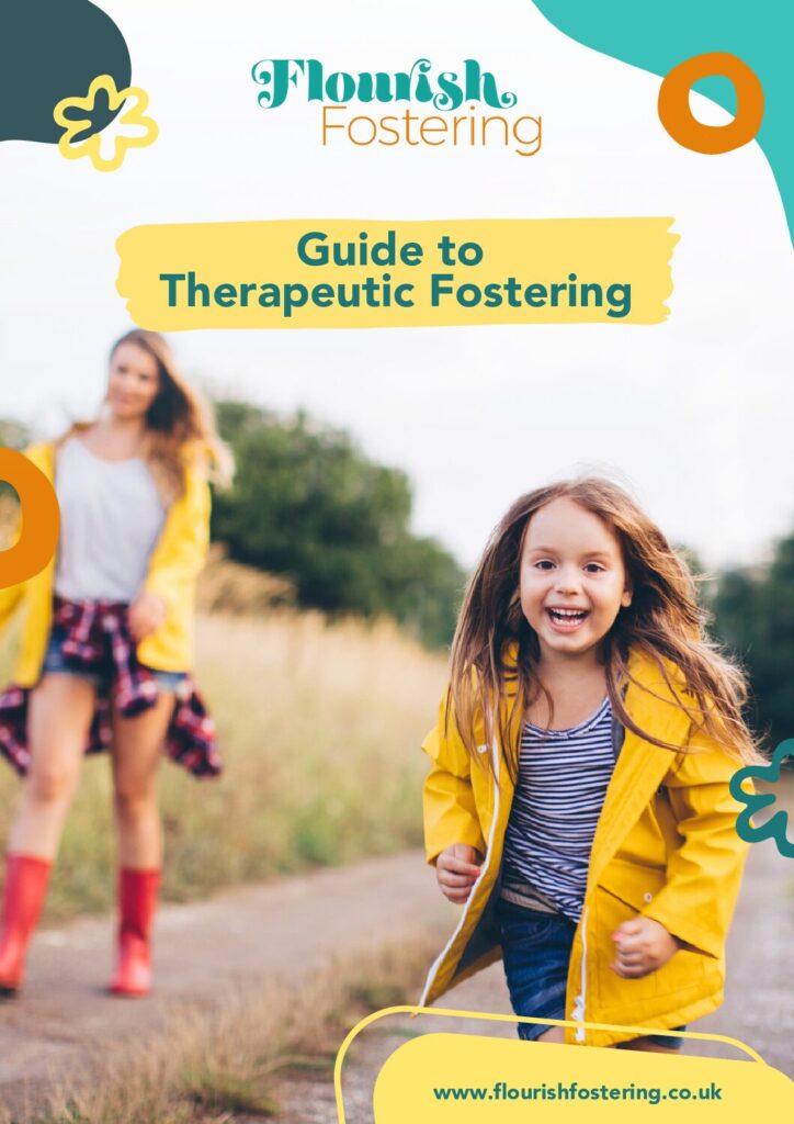 Cover of the Guide to Therapeutic Fostering brochure