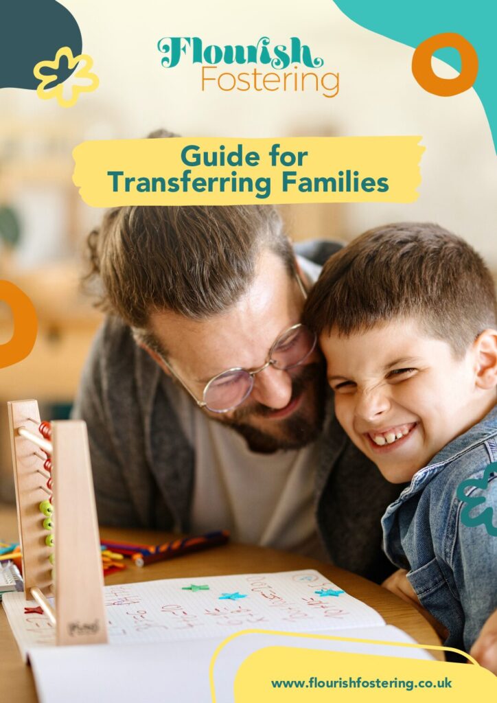 Cover of the Guide for Transferring Families brochure